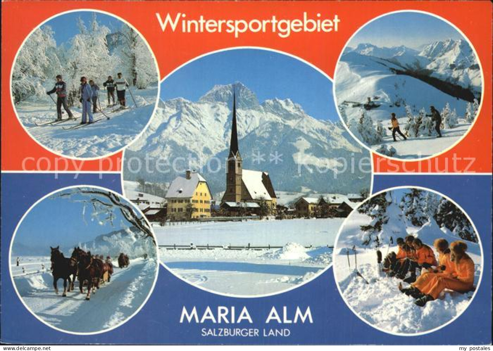 Maria Alm Steinernen Meer Pferdeschlitten Ski