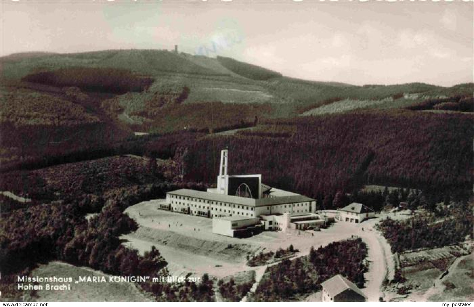 MARIA KoeNIGIN Hohe Bracht Lennestadt NRW Fliegeraufnahme