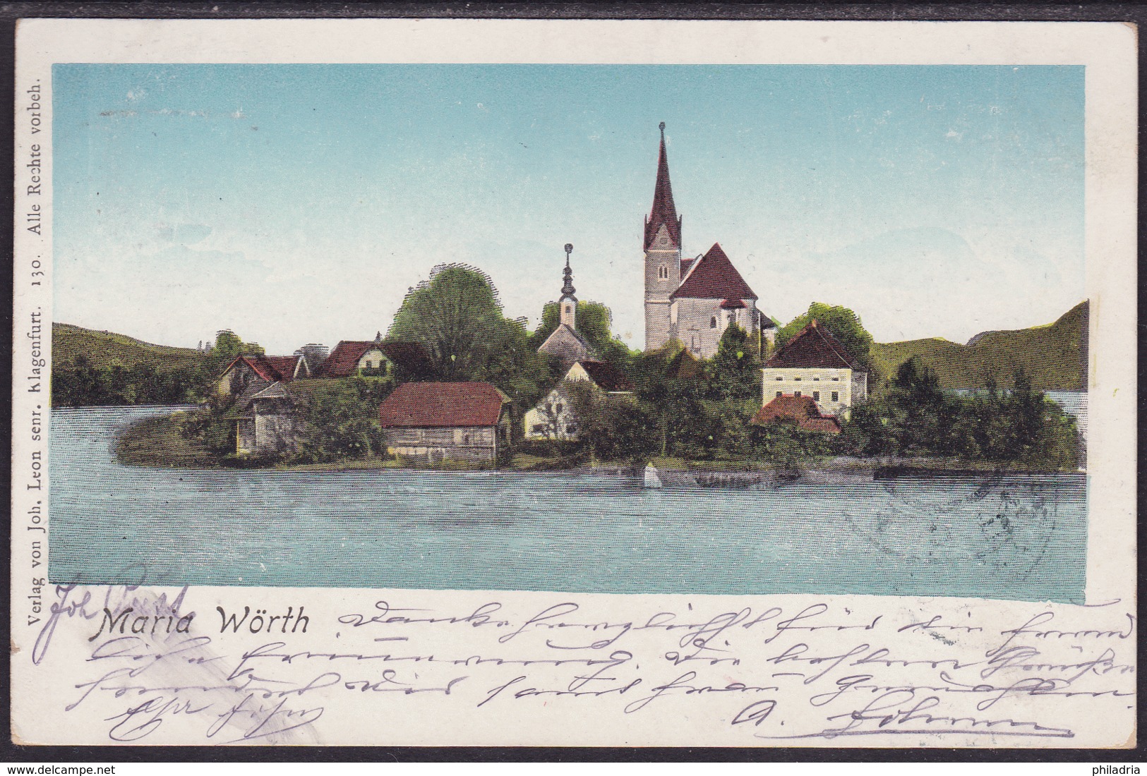 Maria Worth - Otok, mailed 1900