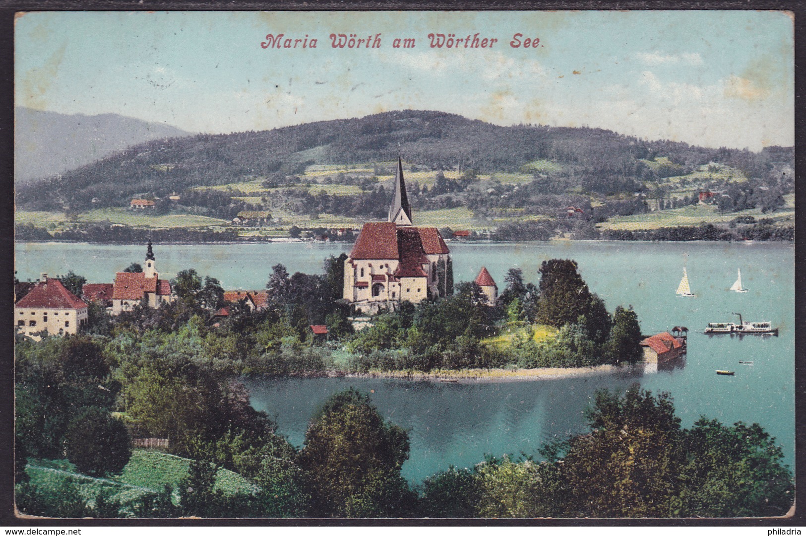 Maria Worth - Otok, mailed 1909