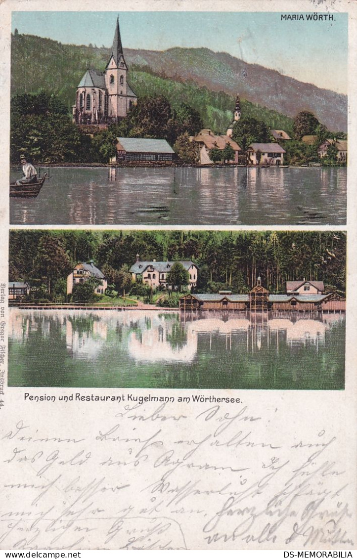 Maria Wörth - Pension Restaurant Kzgelmann 1902