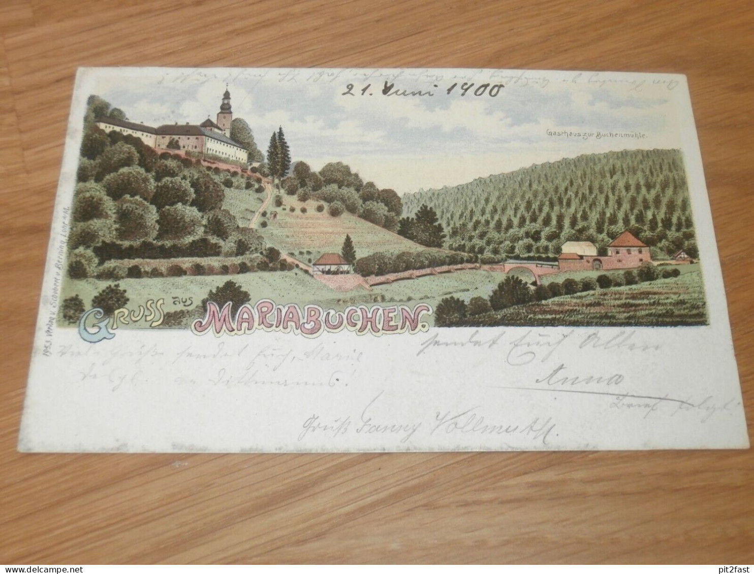 Mariabuchen b. Lohr  , 1900 , alte Ansichtskarte , Postkarte , AK !!