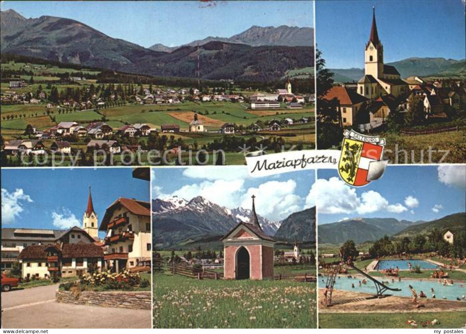 Mariapfarr mit Ganitzl und Schwimmbad