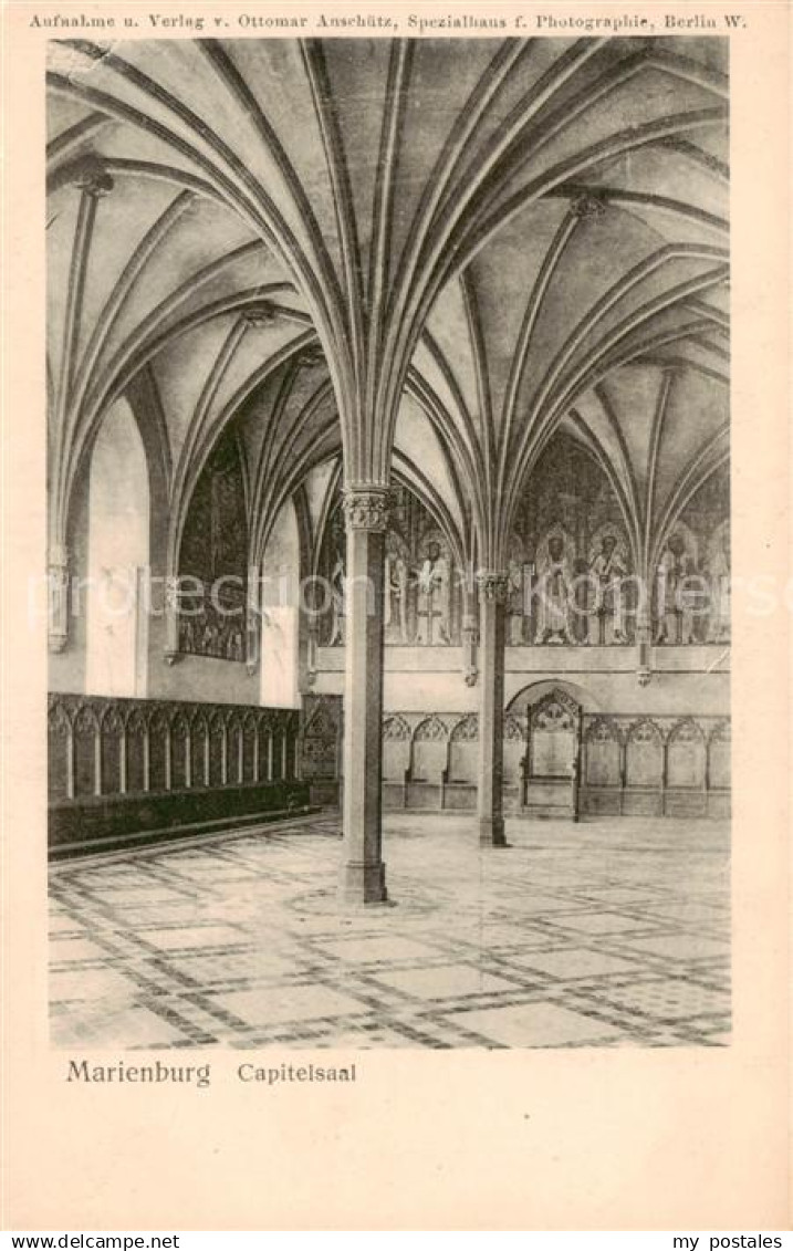 Marienburg  Westpreussen Malbork Capitelsaal