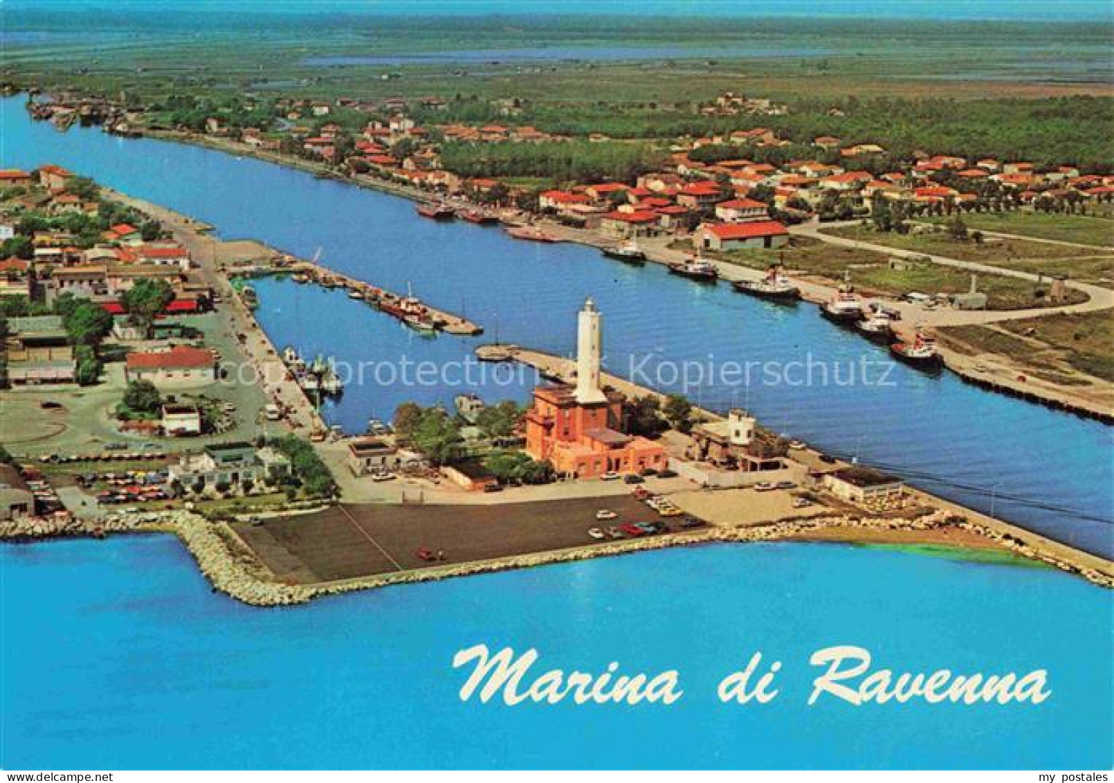 MARINA DI RAVENNA Emilia-Romagna IT Fliegeraufnahme
