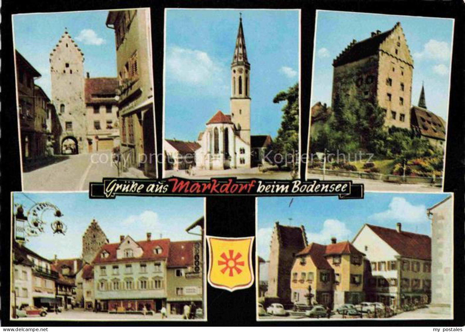 Markdorf Baden Untertorturm Kirche Hexenturm Motive Stadtzentrum Altstadt