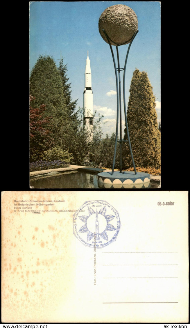 Markdorf-Gnadenau Botanischer Höhengarten Markdorf-Gnadenau(Bodenseekreis) Raumfahrt Dokumentations Zentrum 1975