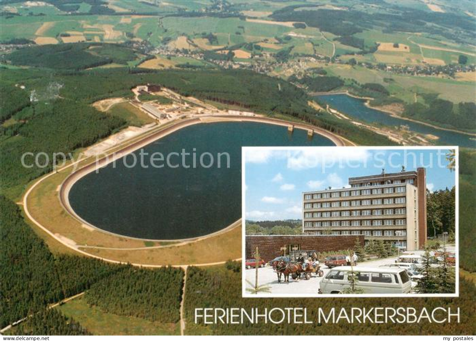 Markersbach Bad Gottleuba Ferienhotel Markersbach Fliegeraufnahme Restaurant