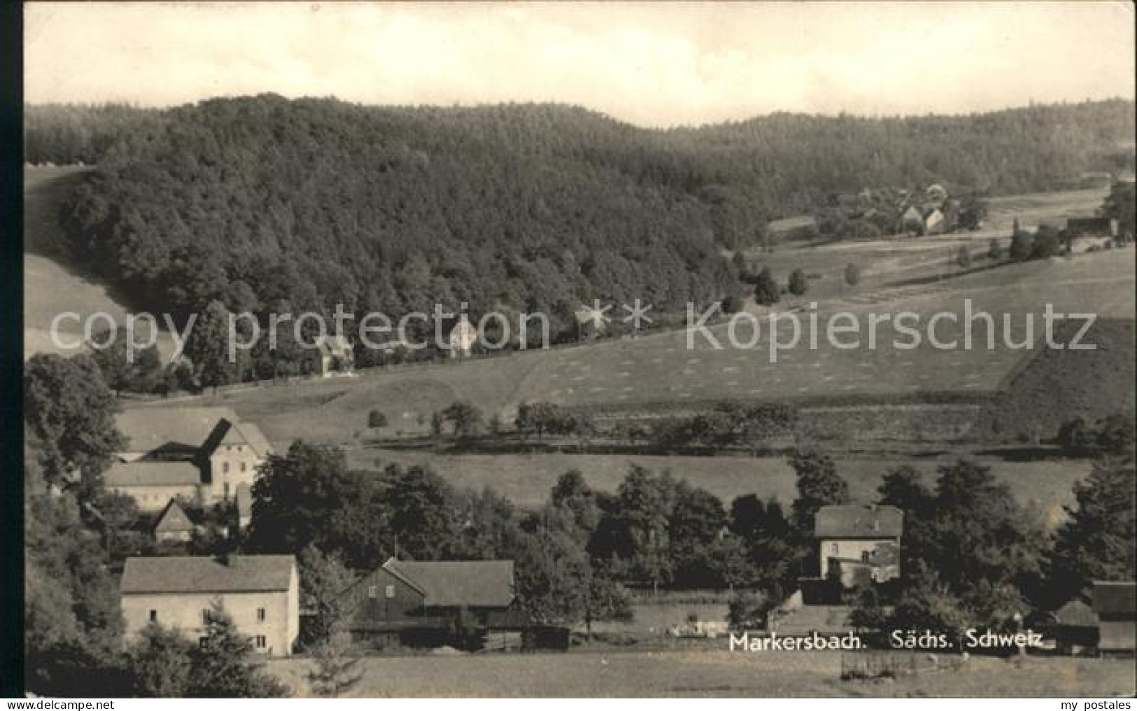 Markersbach Bad Gottleuba Saechsische Schweiz Teilansicht