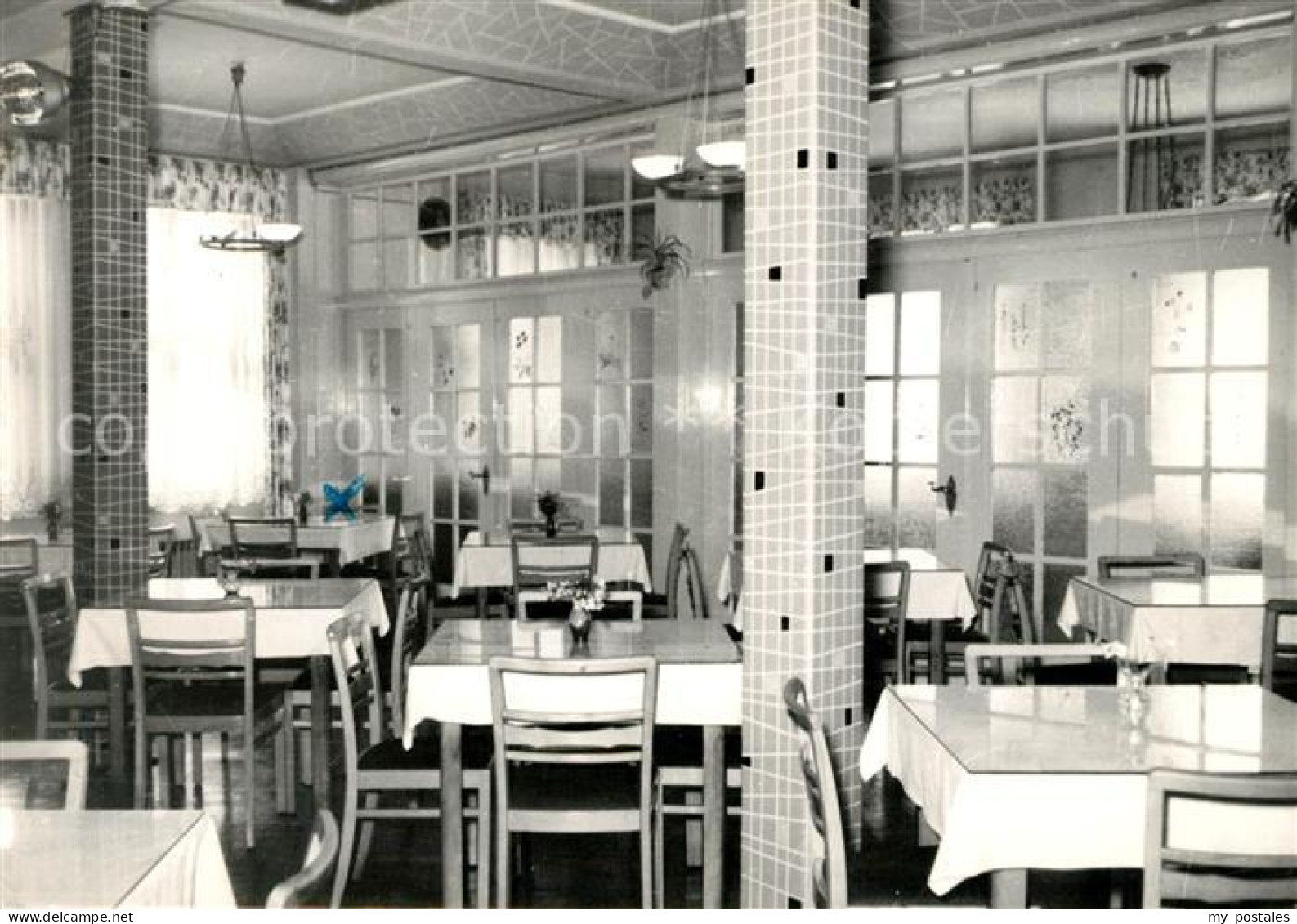 Markersbach Bahratal Kurheim Wolfner Muehle Speisesaal