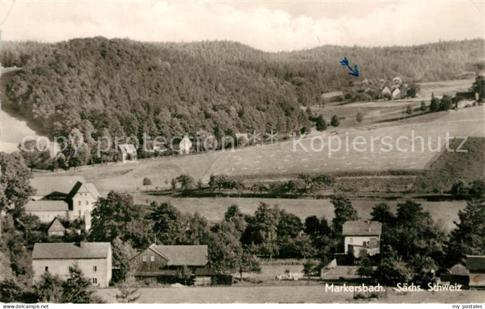 Markersbach Bahratal Panorama