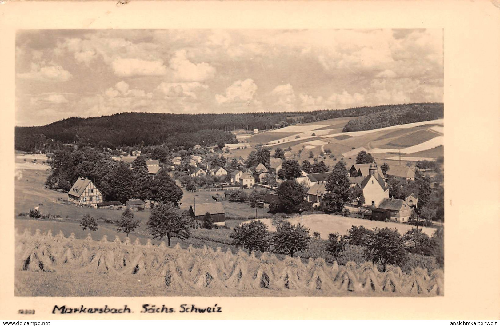 Markersbach (Erzgebirge) Panorama Fotokarte ngl #197.905