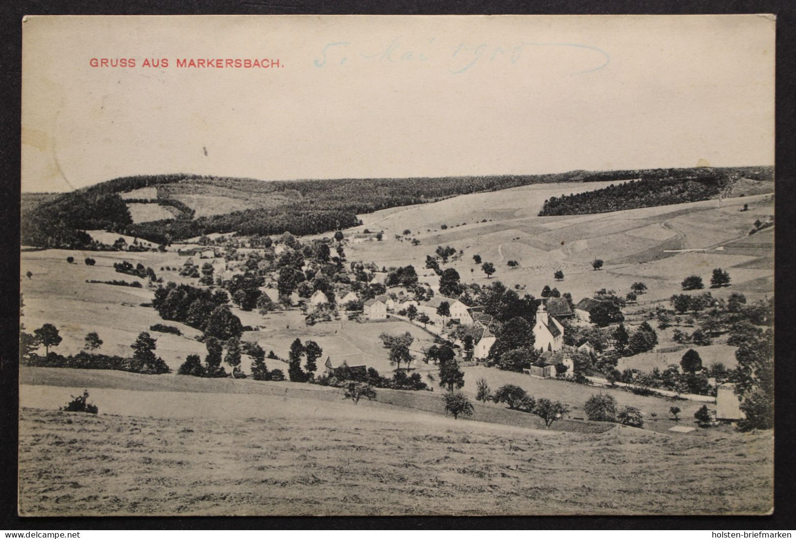 Markersbach OT v. Gottleuba, Sächsische Schweiz, Ortsansicht