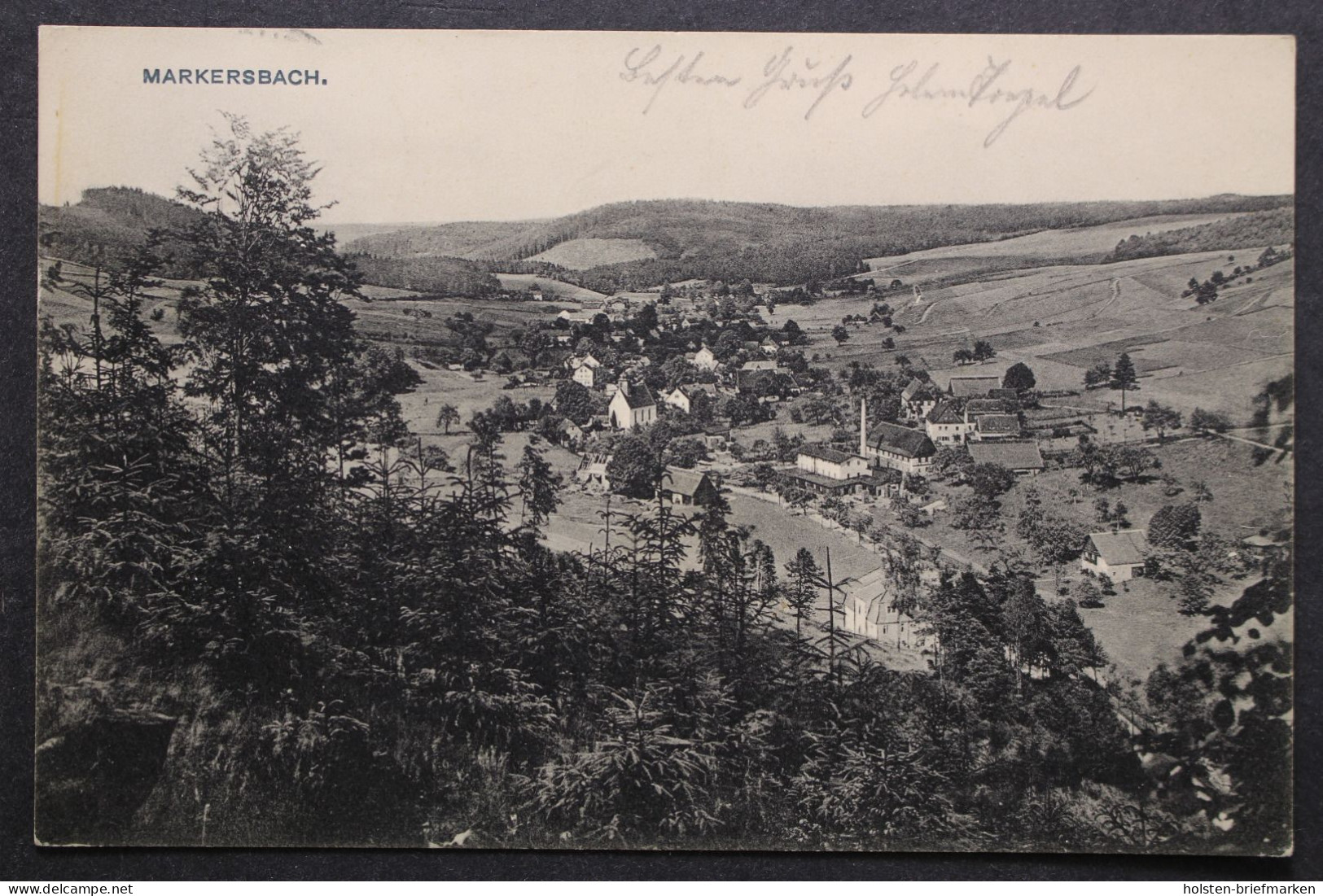 Markersbach OT v. Gottleuba, Sächsische Schweiz, Ortsansicht