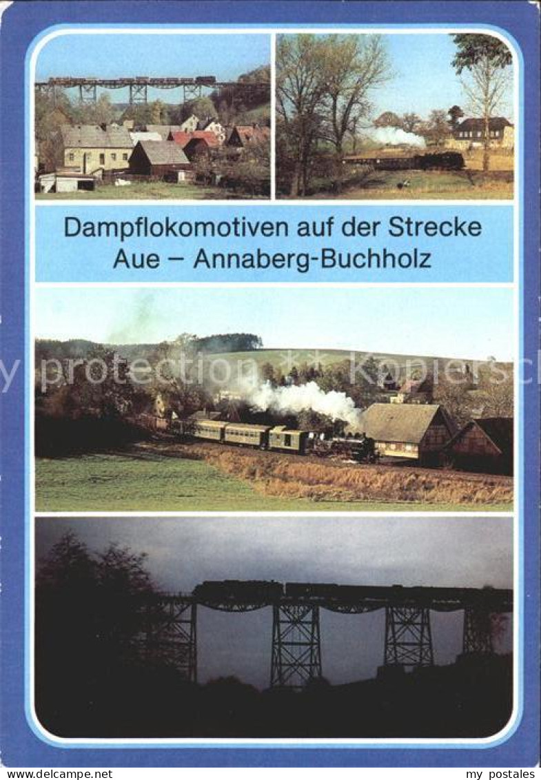 Markersbach Raschau-Markersbach Dampflokomotiven Strecke Aue Annaberg Buchholz