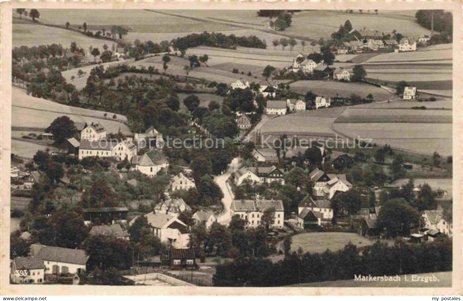 Markersbach Raschau-Markersbach Erzgebirge Fliegeraufnahme