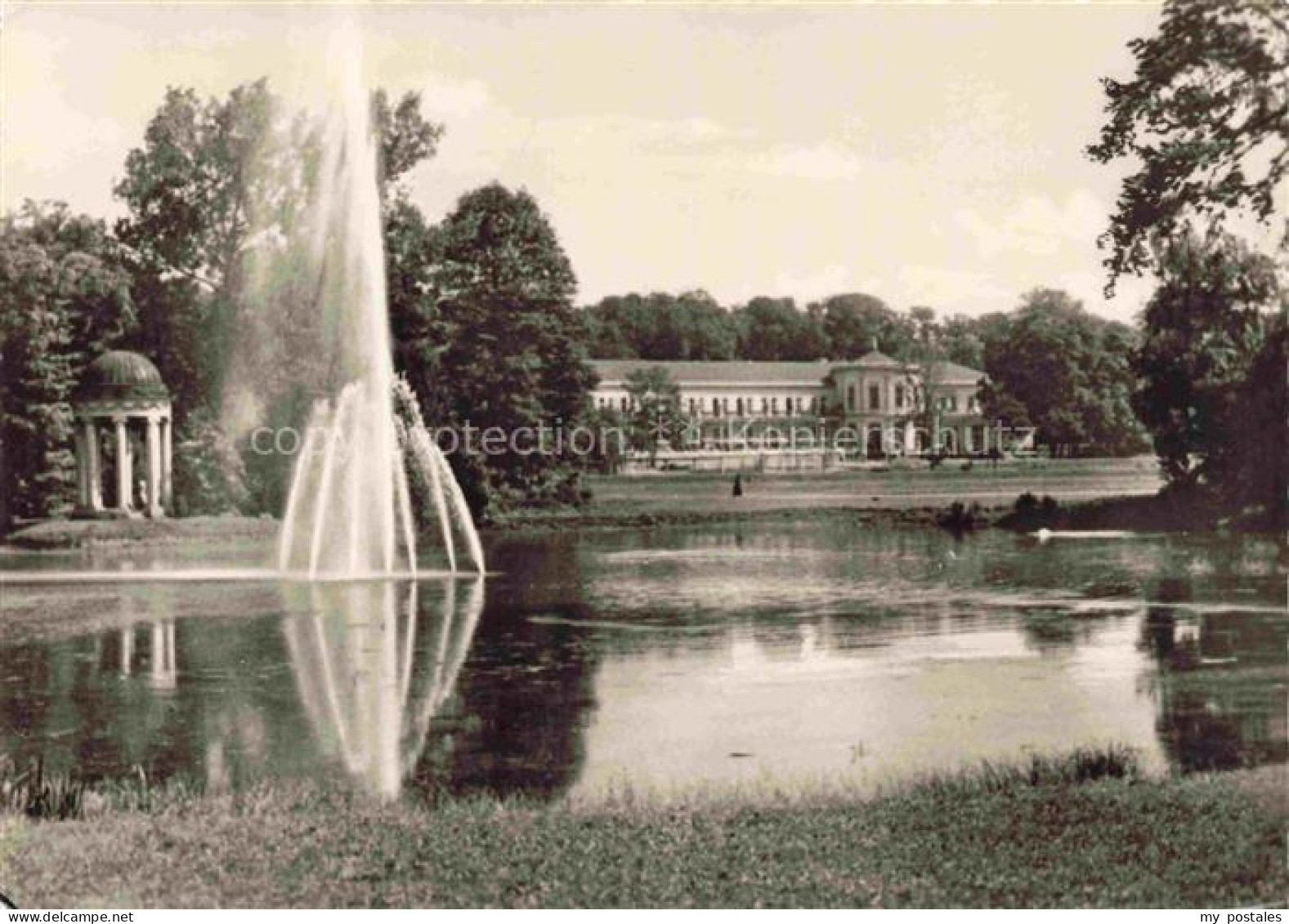 Markkleeberg HO Parkgaststaette Markkleeberg Fontaene
