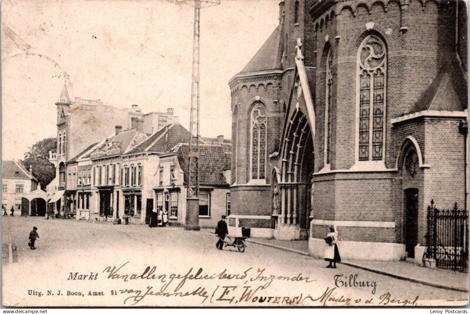Markt, Tilburg 1901 (NB)