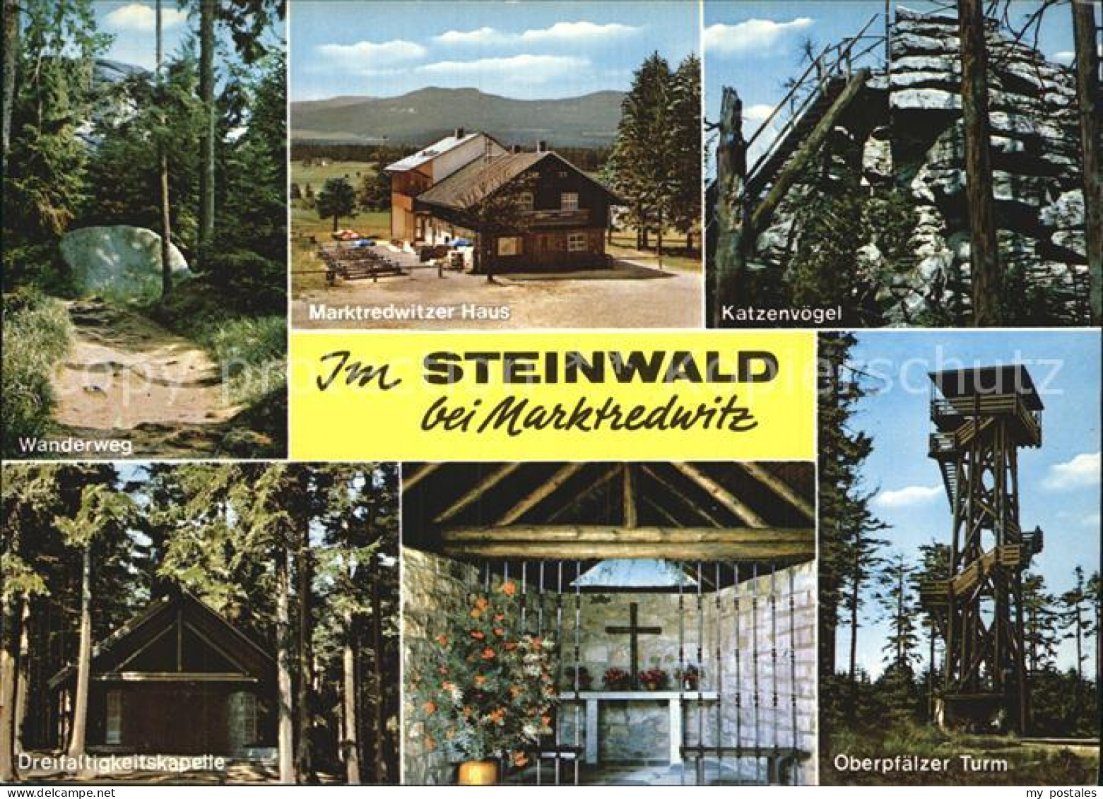 Marktredwitz im Steinenwald Katzenvoegel Aussichtsturm