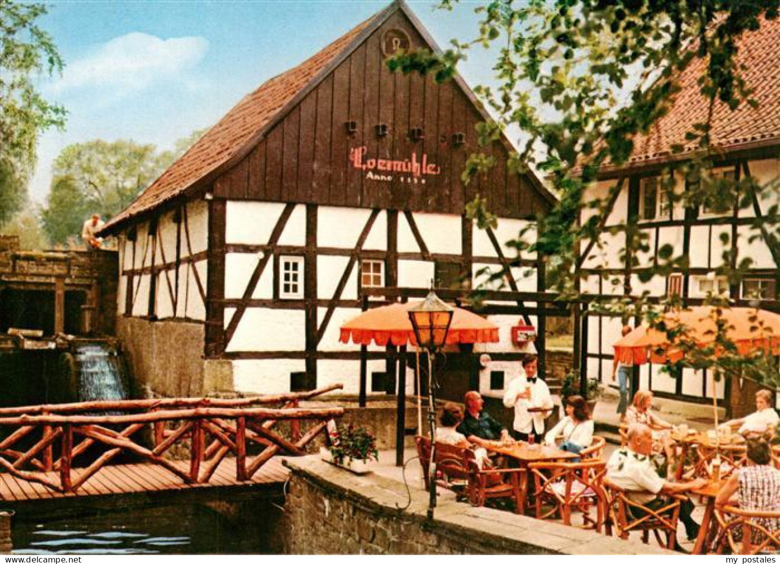 Marl  Westfalen Hotel Restaurant Loemuehle Terrasse