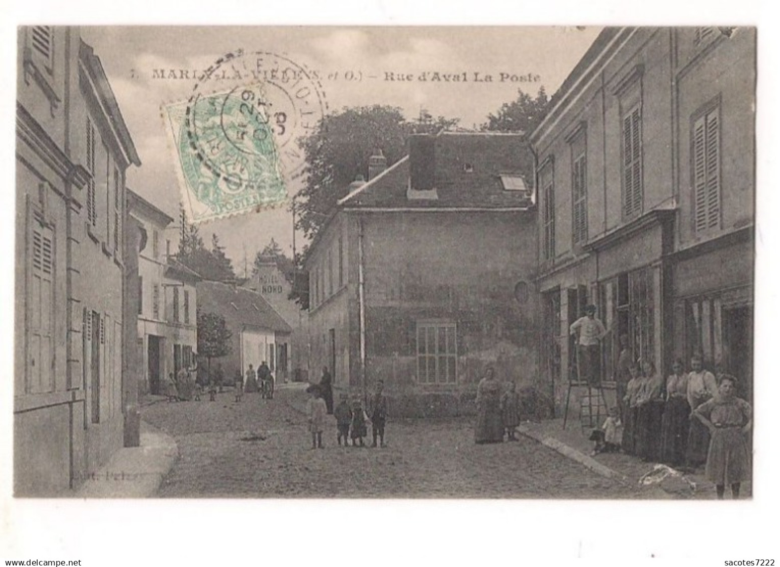 MARLY LA VILLE - Rue d'Aval - LA POSTE -