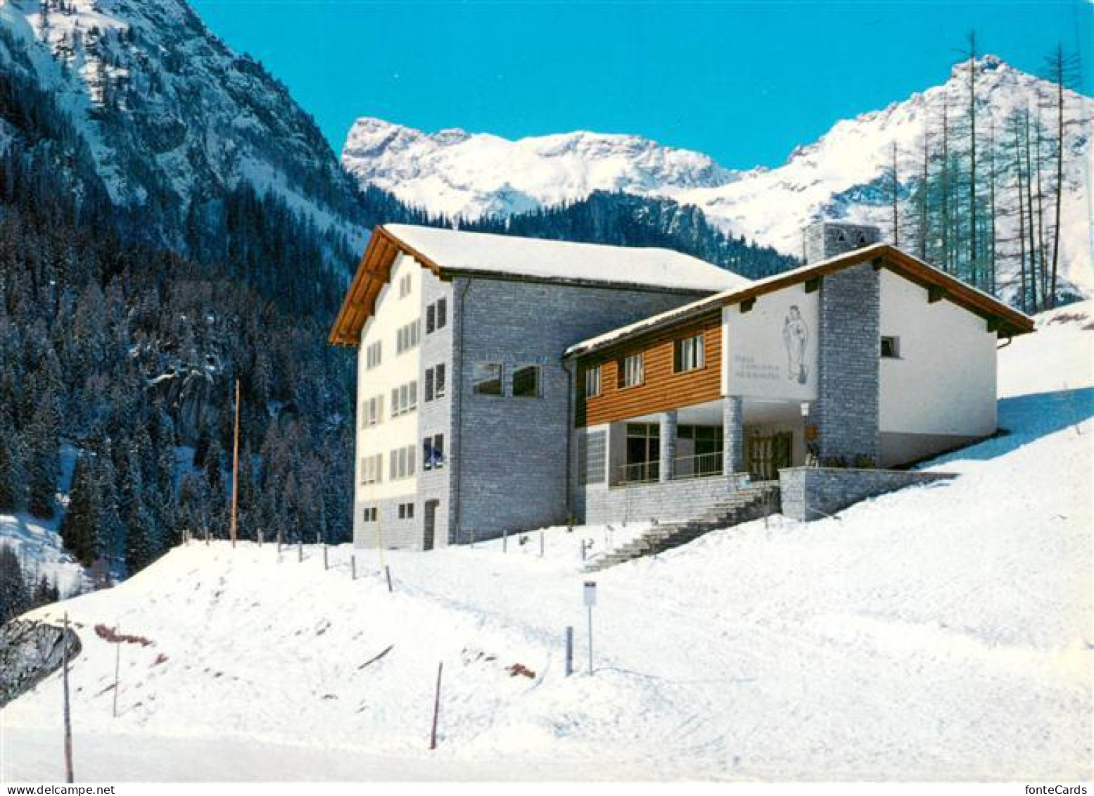 Marmorera GR Gemeindehaus Marmorera Ski und Ferienhaus