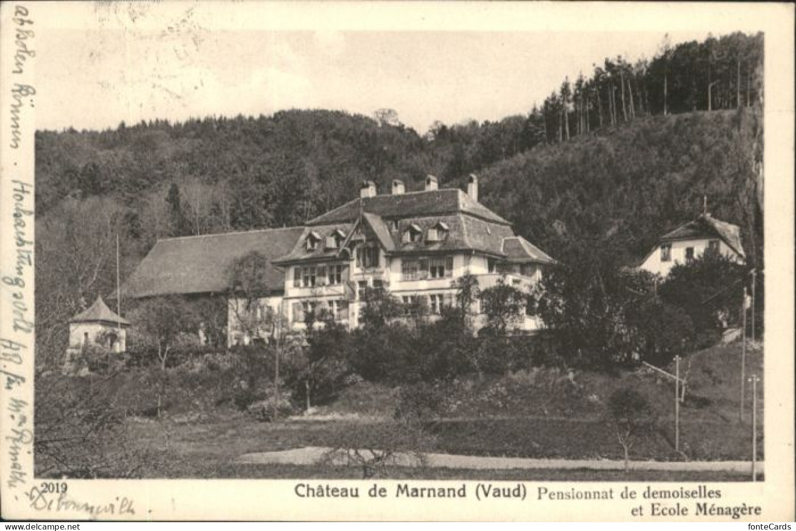 Marnand Payerne Chateau Pension Demoiselles