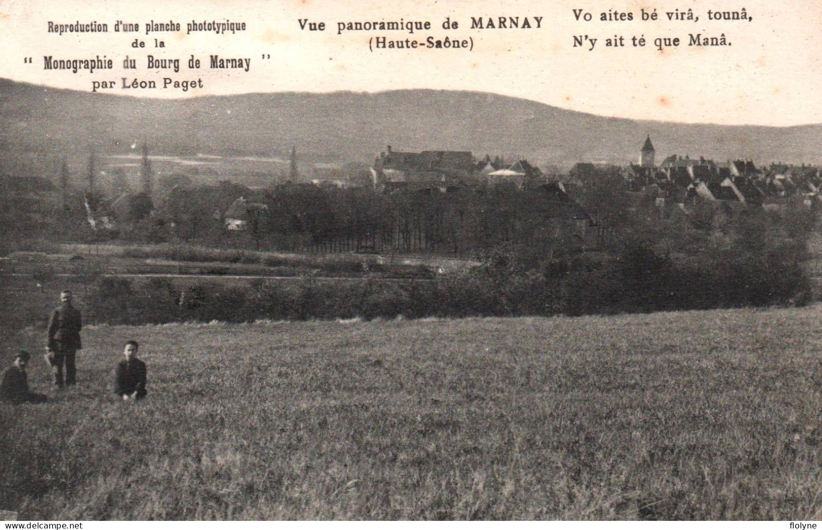 marnay - vue panoramique du village