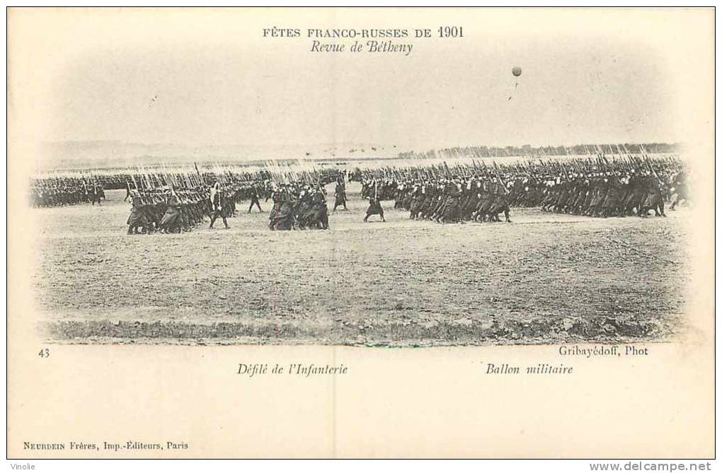 Marne  réf: 51-12 : Revue de Bétheny 1901