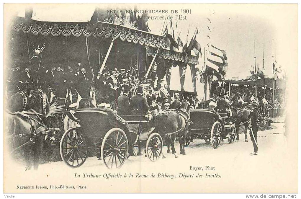 Marne  réf: 51-14 : Revue de Bétheny 1901