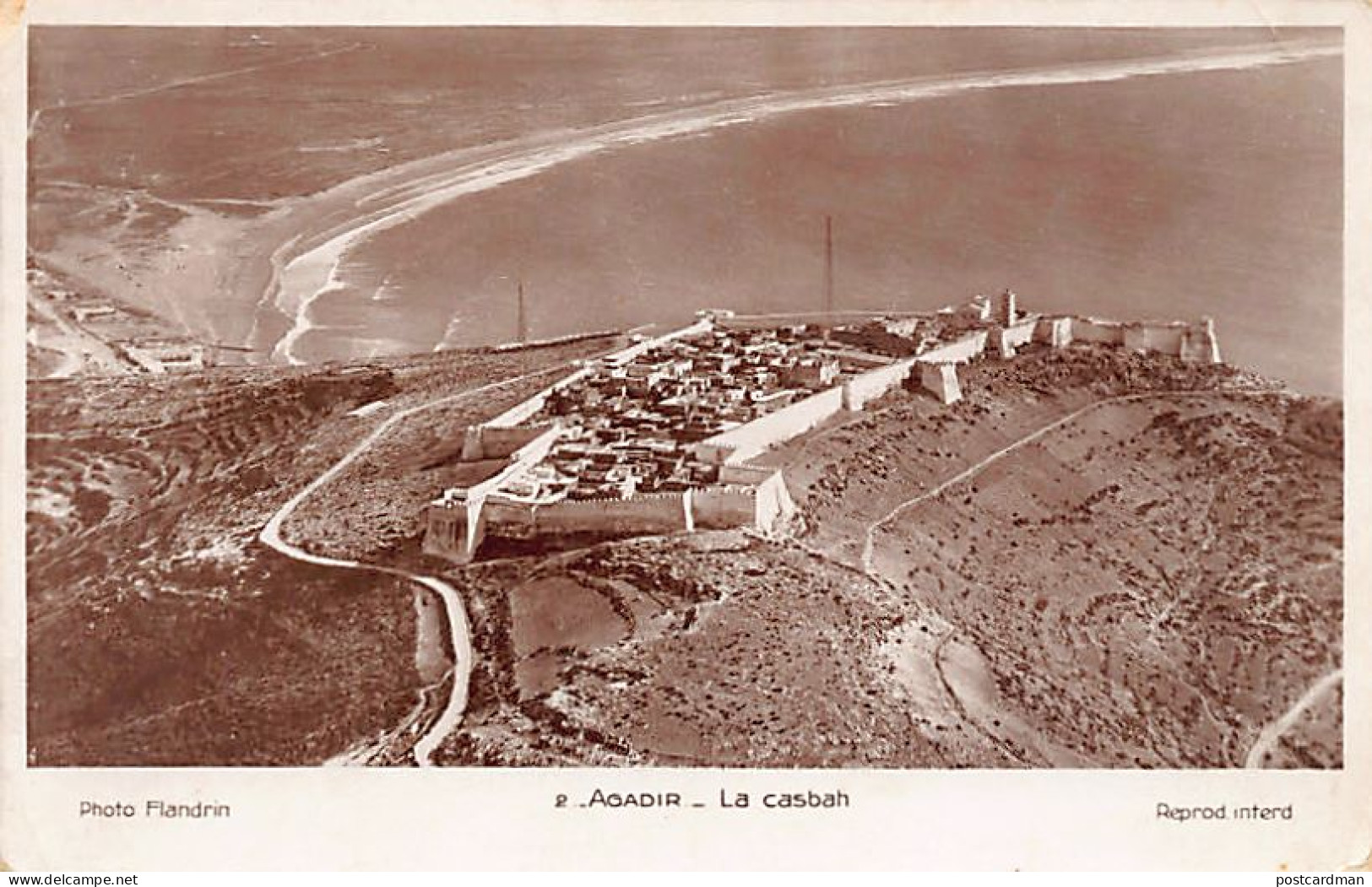 Maroc - AGADIR - La casbah - Vue aérienne - Ed. Flandrin 2