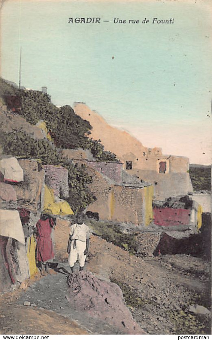 Maroc - AGADIR - Une rue de Founti - Ed. A. Noyer