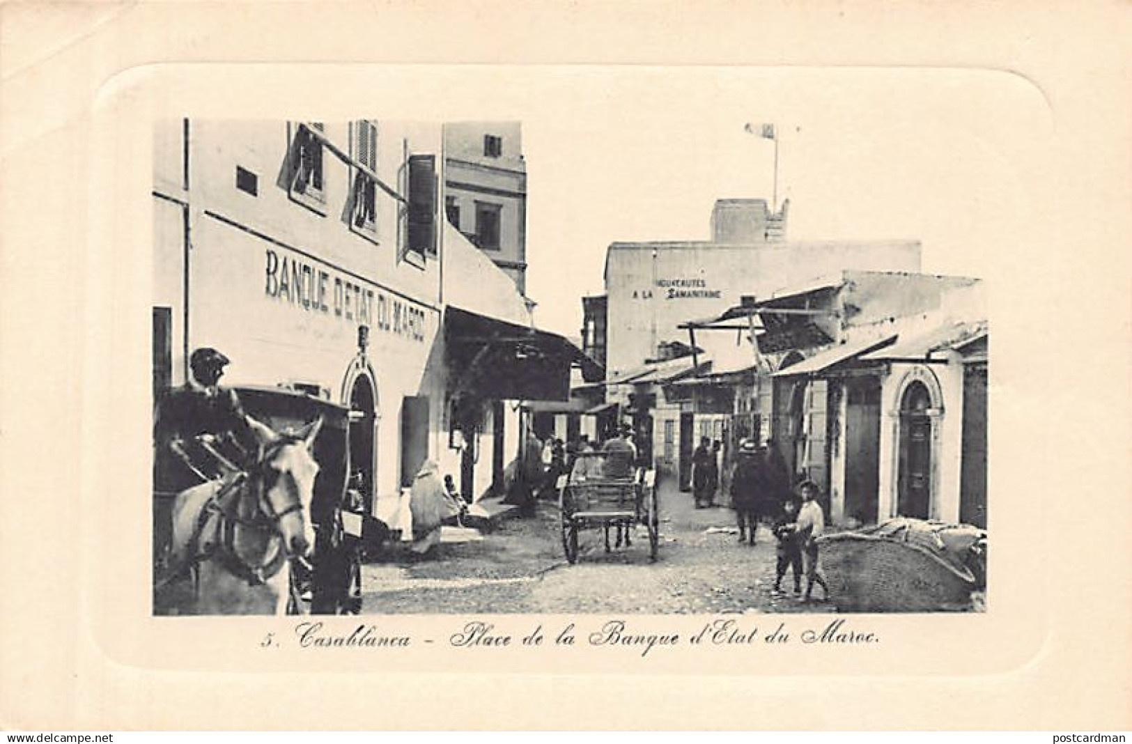 Maroc - CASABLANCA - Place de la Banque d'Etat du Maroc - Ed. inconnu