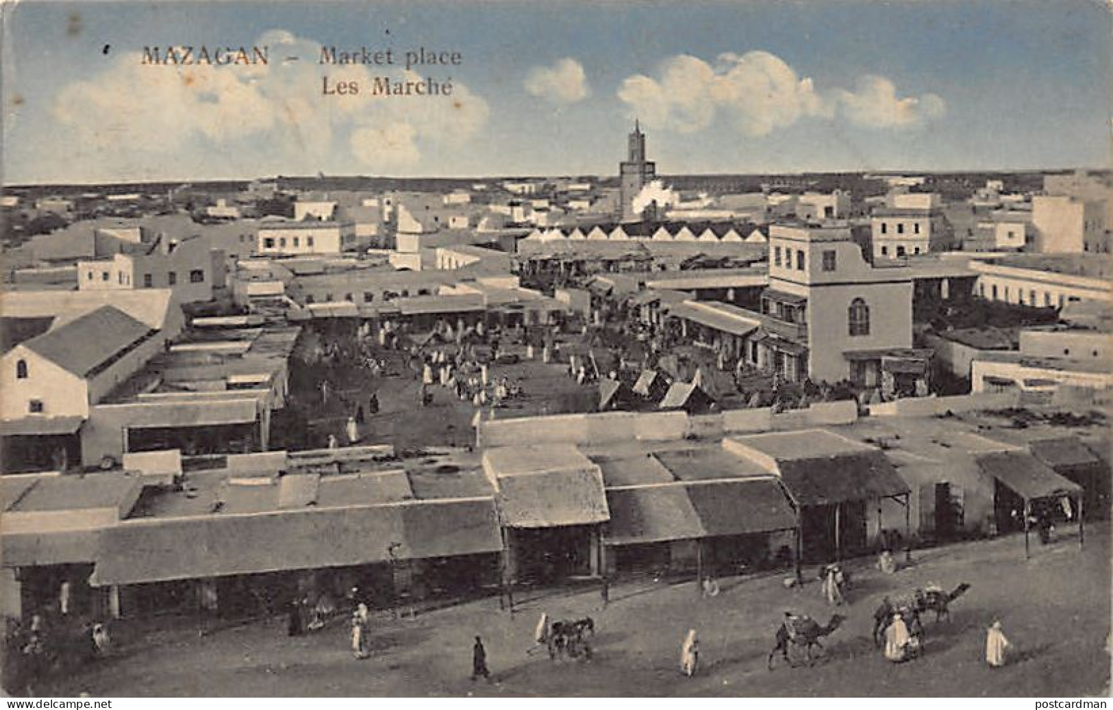 Maroc - EL JADIDA Mazagan - Le Marché - Ed. J. Clarck