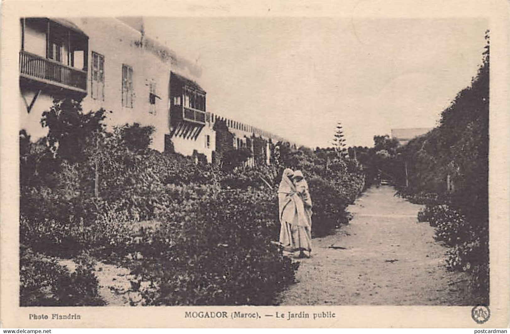 Maroc - ESSAOUIRA Mogador - Le jardin public - Ed. Flandrin