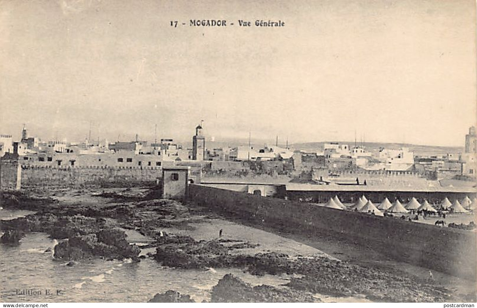 Maroc - ESSAOUIRA Mogador - Vue générale - Ed. E. F. 17