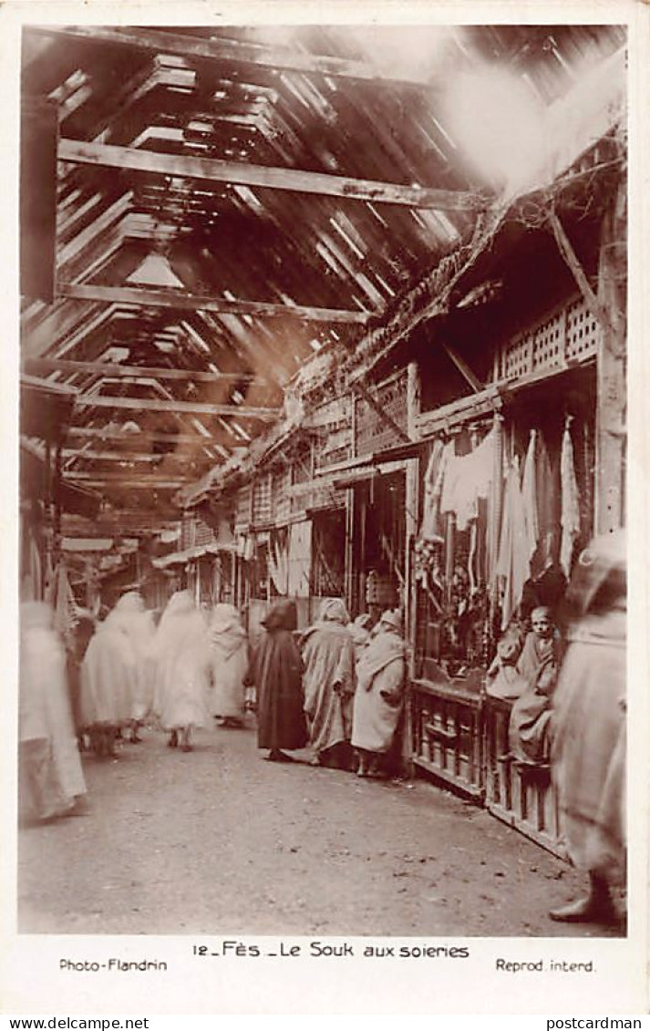 Maroc - FEZ Fès - Le souk aux soieries - Ed. Flandrin 12