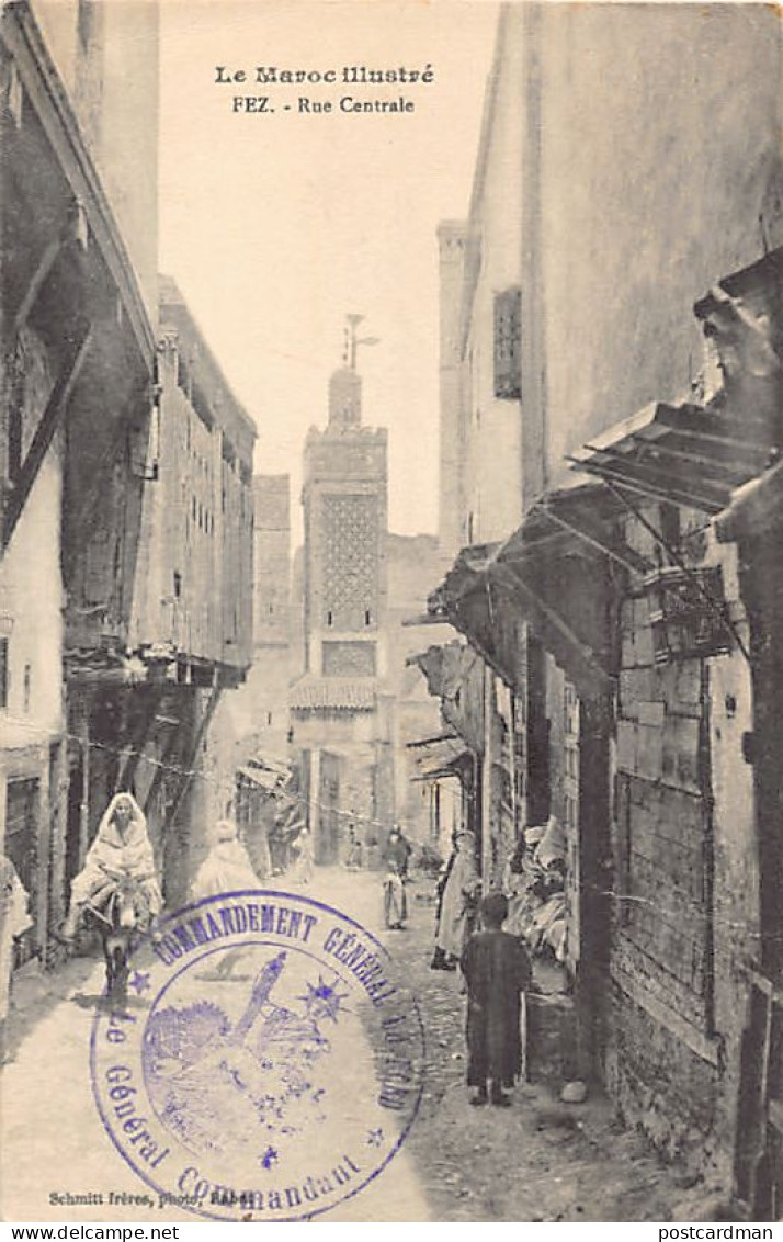 Maroc - FEZ Fès - Rue Centrale - Ed. Schmitt frères