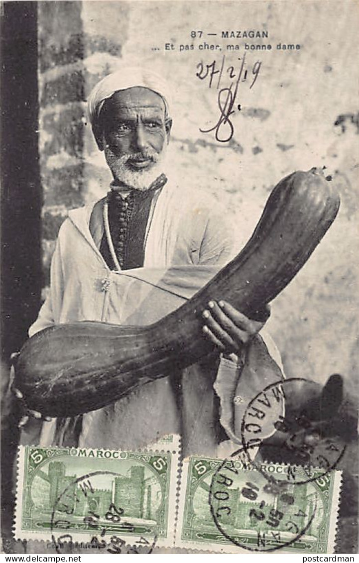 Maroc - MAZAGAN - Cougette géante - Ed. G. Goutier 87