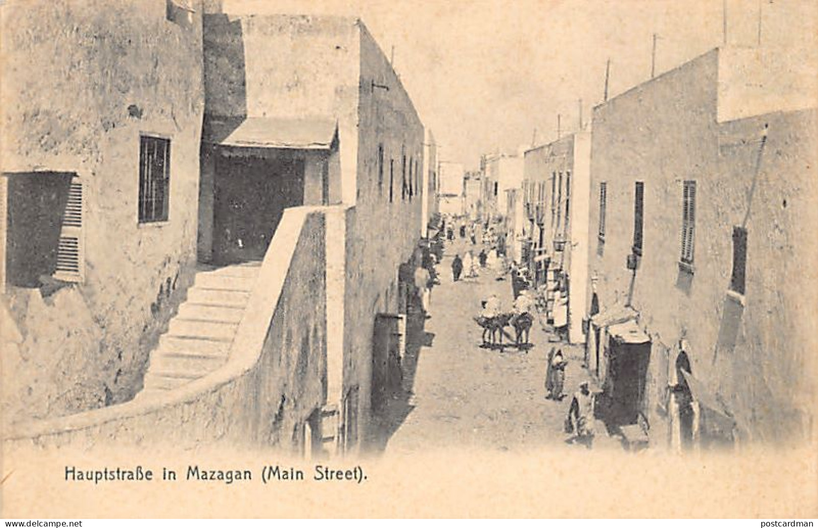 Maroc - MAZAGAN El Jadida - Rue principale - Ed. R. Hedrich