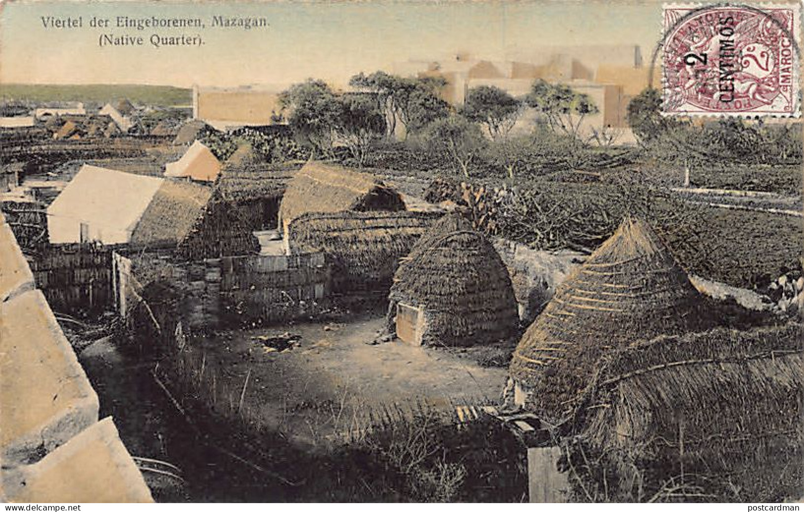 Maroc - MAZAGAN El Jadida - Viertel der Eingeborenen - Ed. R. Hedrich 10450