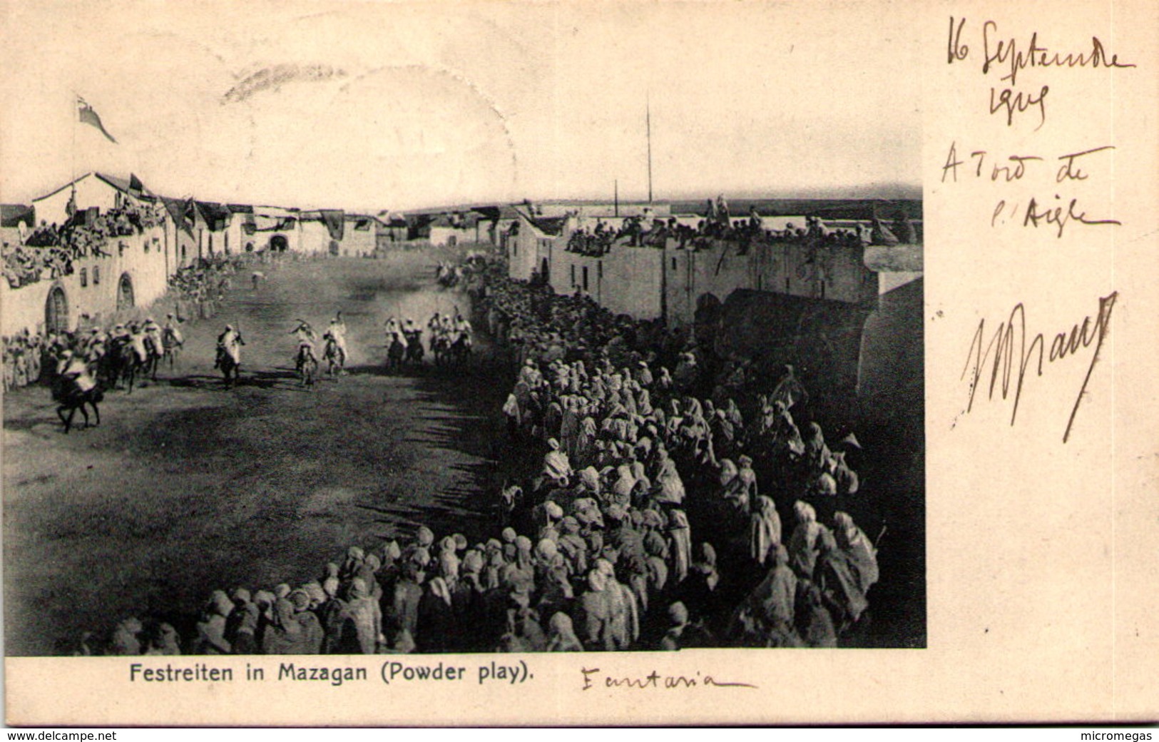 Maroc - MAZAGAN - Festreiten in Mazagan (Powder play)