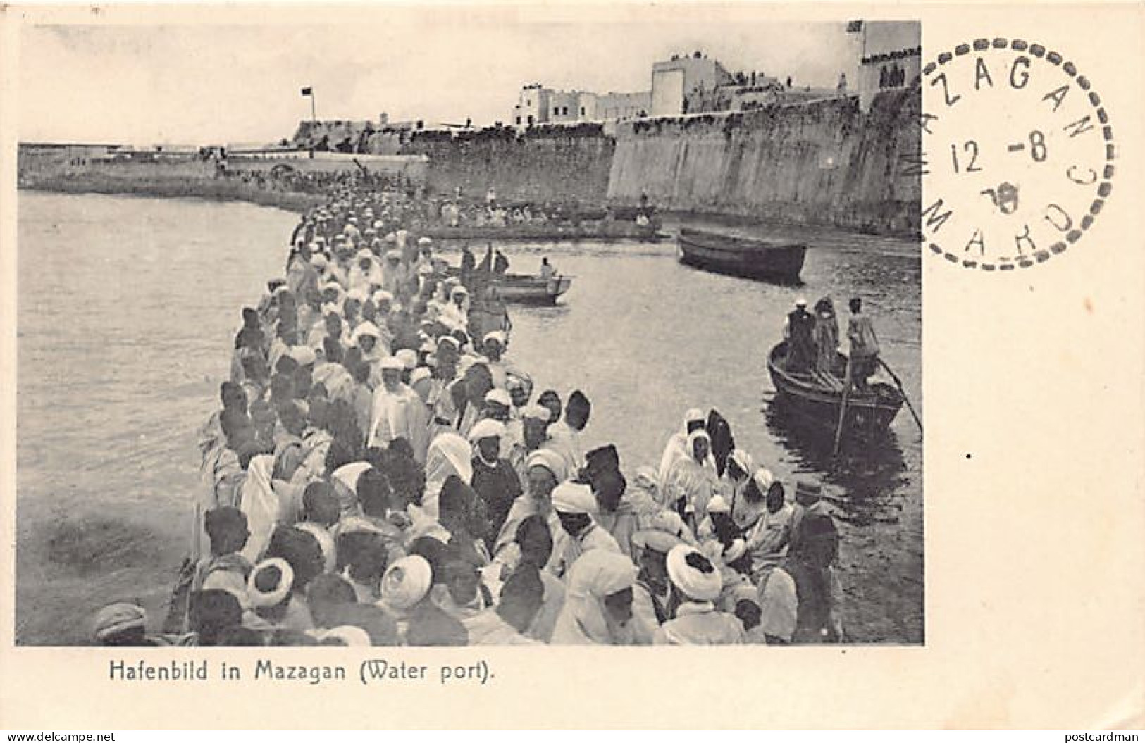Maroc - MAZAGAN - Hafenbild (Water Port) - Ed. R. Hedrich