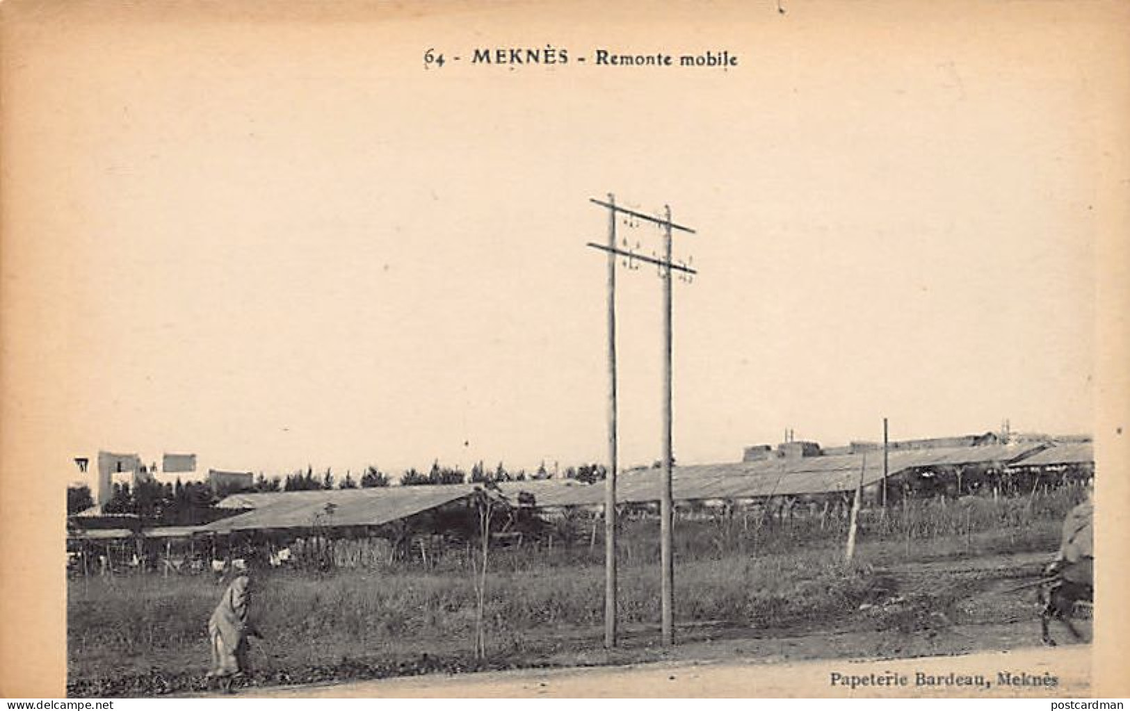 Maroc - MEKNÈS - Remonte mobile - Ed. Papeterie Bardeau 64