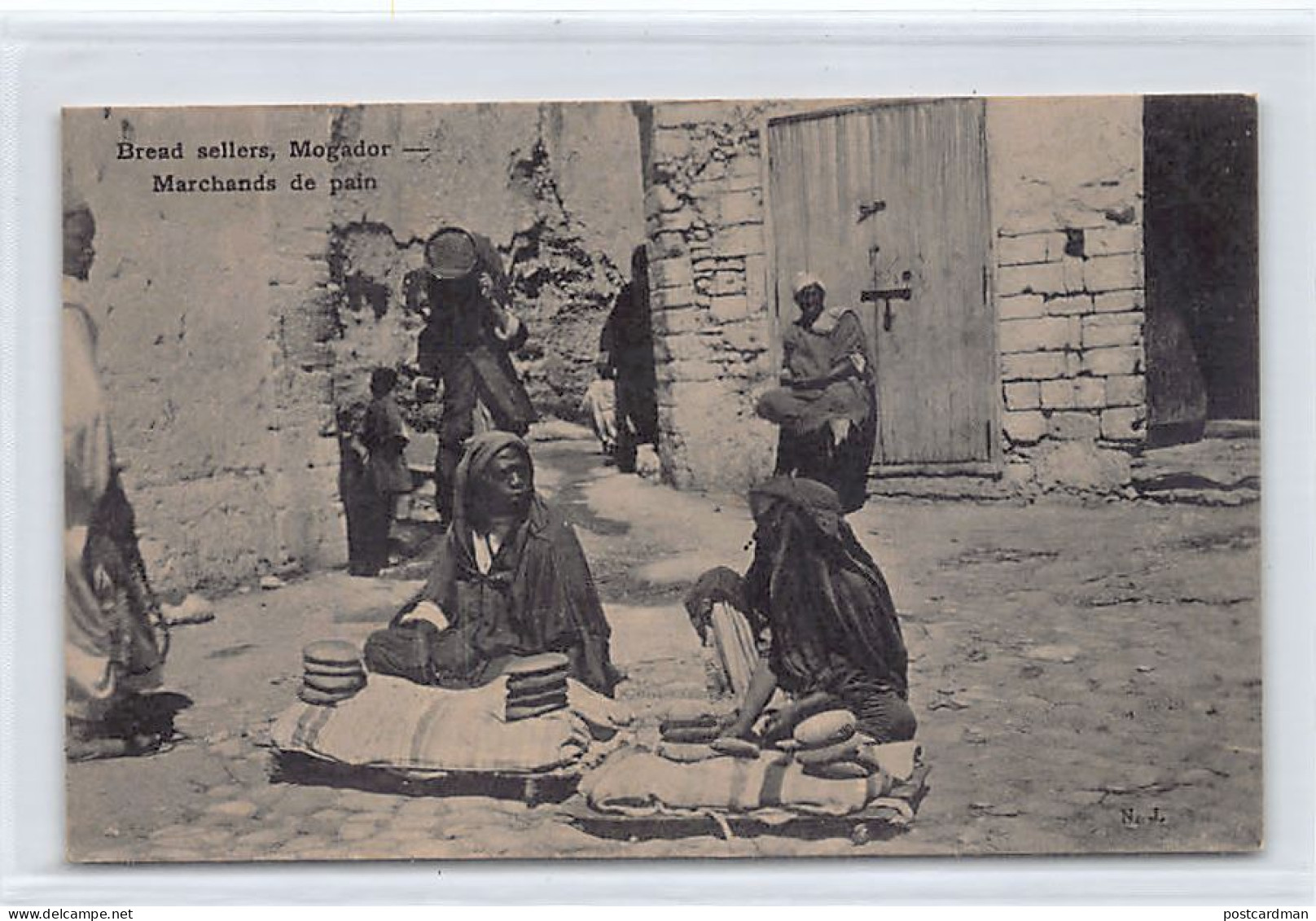 Maroc - MOGADOR Essaouira - Marchands de pain - Ed. N.J.