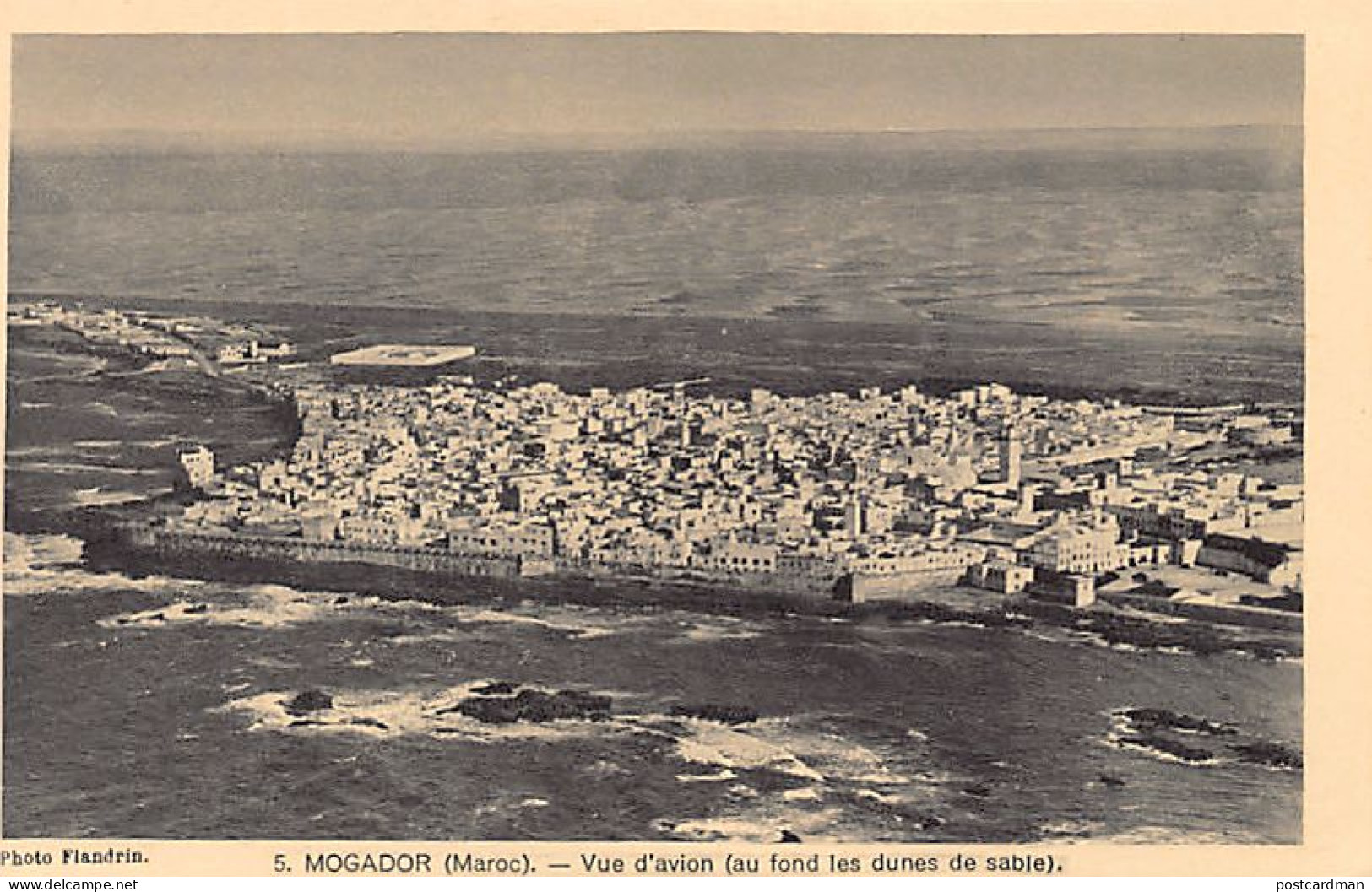 Maroc - MOGADOR Essaouira - Vue d'avion - Ed. Flandrin 5