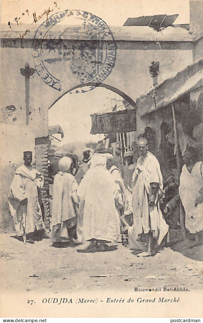 Maroc - OUJDA - Entrée du Grand Marché - Ed. Boumendil 27