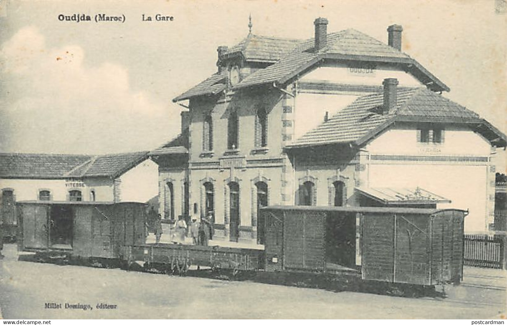 Maroc - OUJDA - La Gare - Ed. Millet Domingo