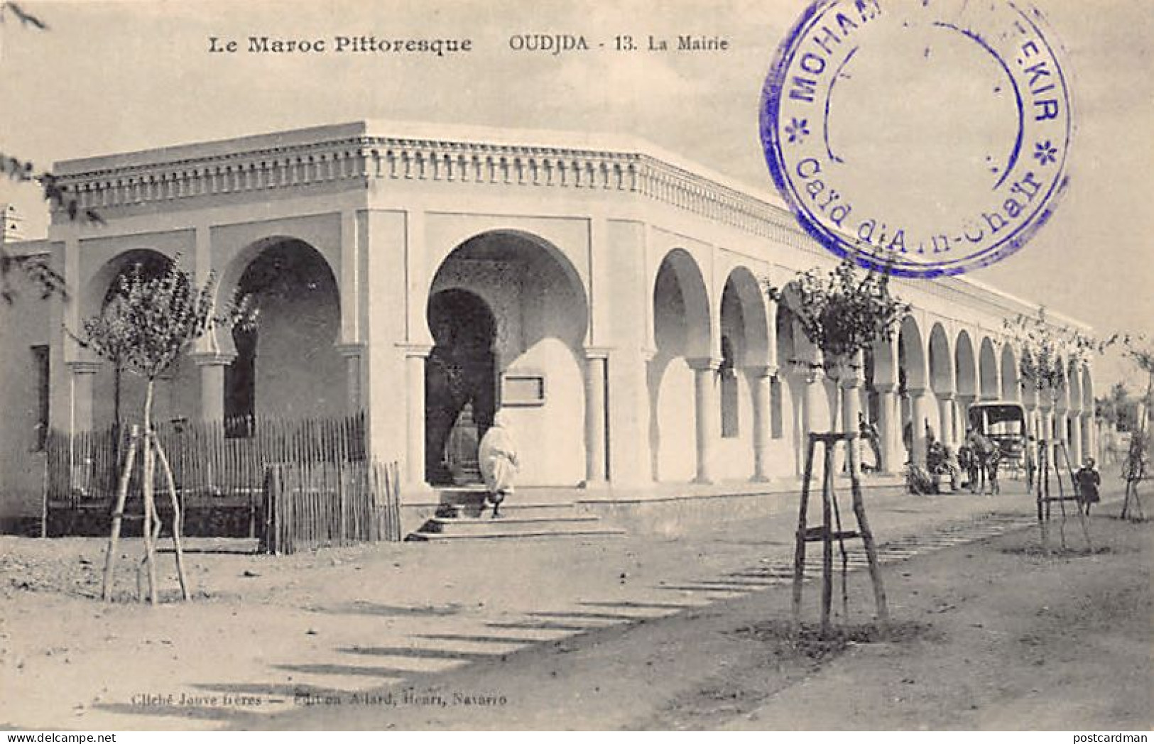 Maroc - OUJDA - La mairie - Ed. Allard, Henri, Navarro 13