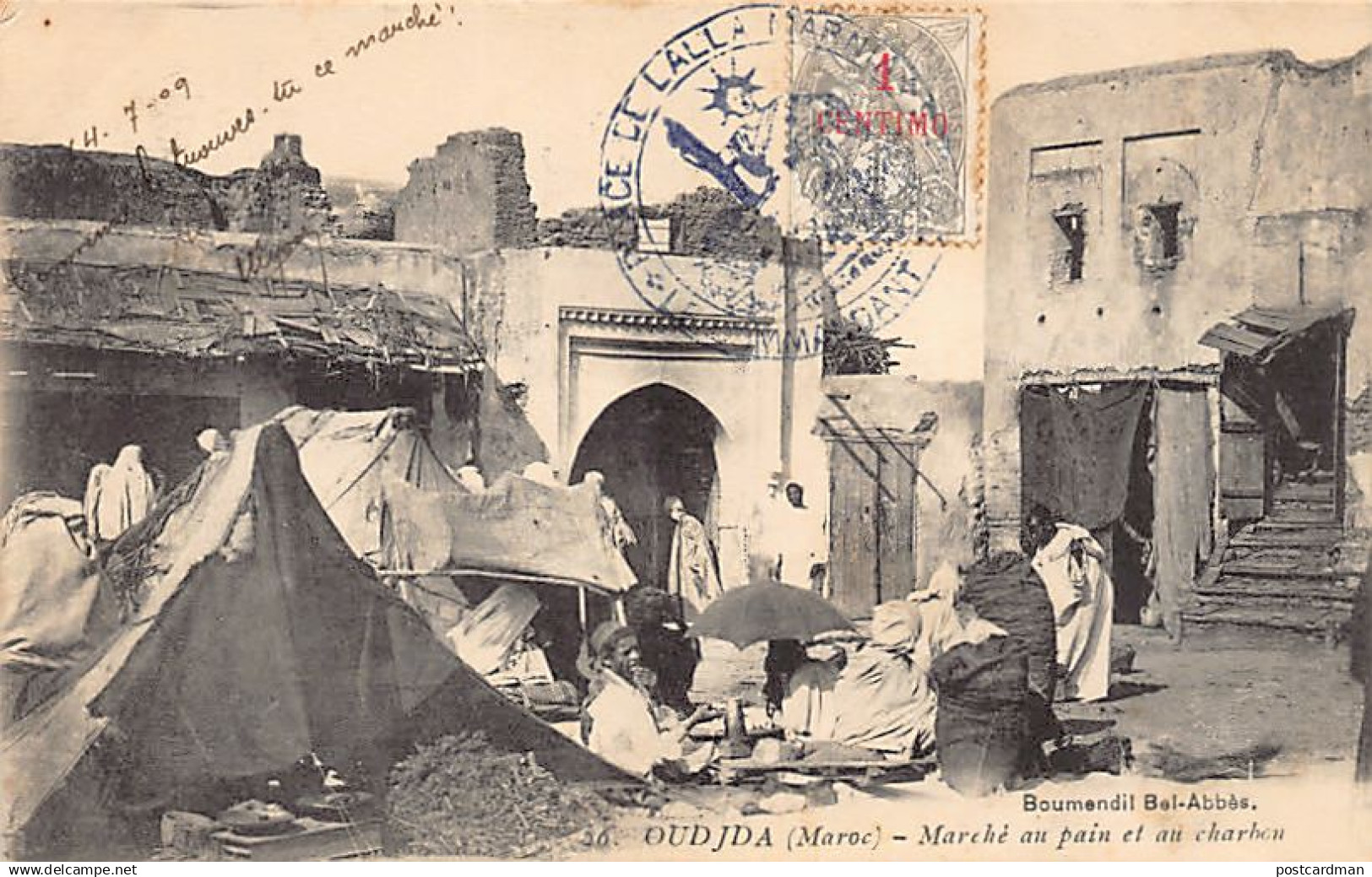Maroc - OUJDA - Marché au pain et au charbon - Ed. Boumendil 26